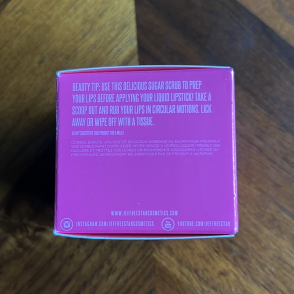 Jeffree Star “VANILLA FRENCH TOAST” Velour Lip Scrub! - Picture 3 of 3